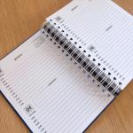 Agenda personalizada datada ou permanente A5