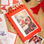 Mini álbum scrapbook páginas pretas
