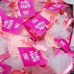 Mini sabonete artesanal com tule - 50 unidades