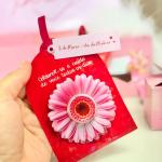 Card flor com creme hidratante - Kit 10 unidades