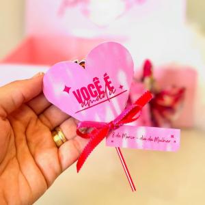 Pirulito com tag personalizada - Kit 50 unidades