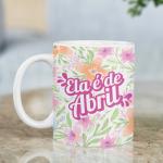 Caneca Porcelana Mulheres de cada mês