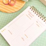 Planner diário bloco