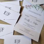 Convite de Casamento Simples