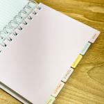 Mini caderno logins e senhas