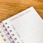 Mini caderno logins e senhas