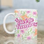 Caneca Porcelana Mulheres de cada mês