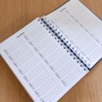 Agenda personalizada datada ou permanente A5