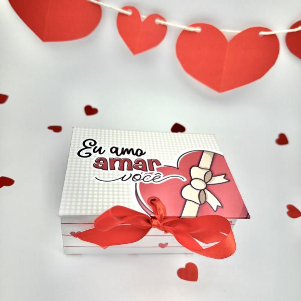 Caixa cartonada "Eu amo você" | Dia dos Namorados