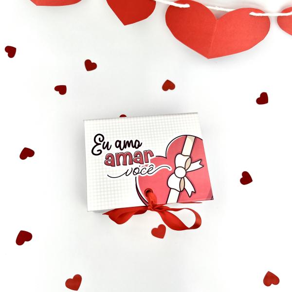 Caixa cartonada "Eu amo você" | Dia dos Namorados