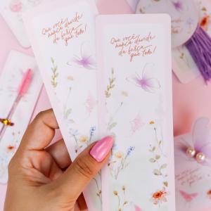 Marca páginas Dia da Mulher - Kit 5 unidades