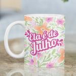 Caneca Porcelana Mulheres de cada mês