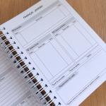 Agenda personalizada datada ou permanente A5